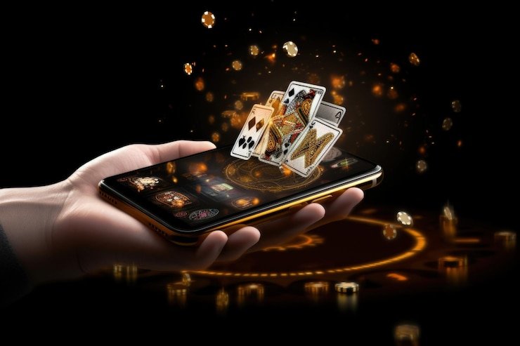 Ilustrasi pengamanan akun digital dengan kunci dan data terenkripsi