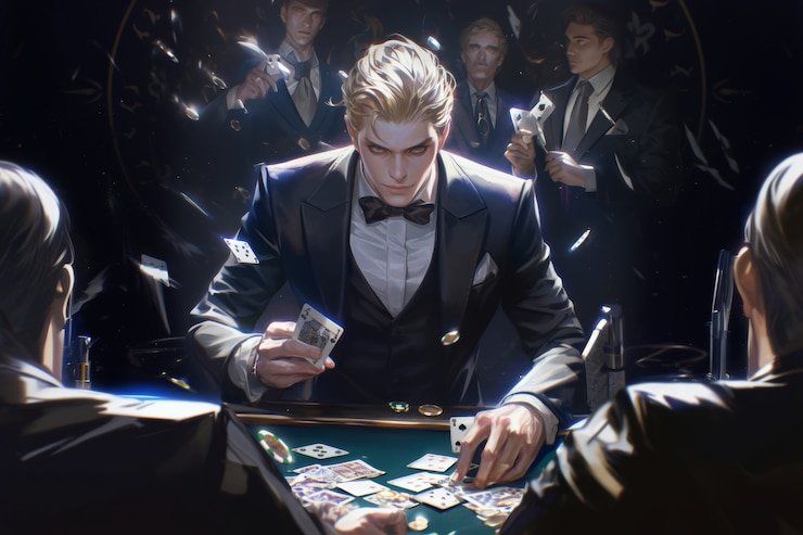 Pengguna memegang ponsel dengan tampilan aplikasi hiburan sports dan casino digital di layar